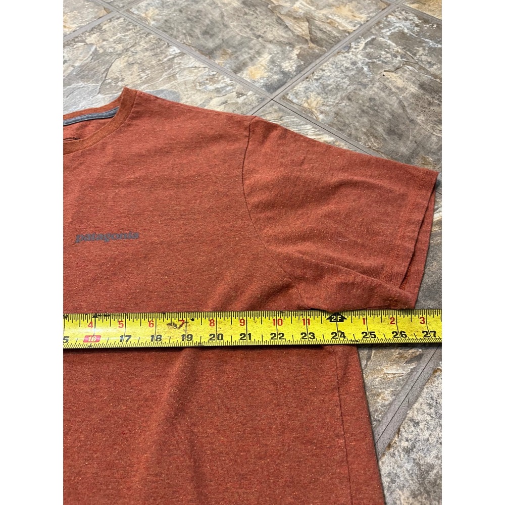 Patagonia Responsibili-Tee Shirt Mens XXL Orange Recycled Logo - Picture 7 of 8